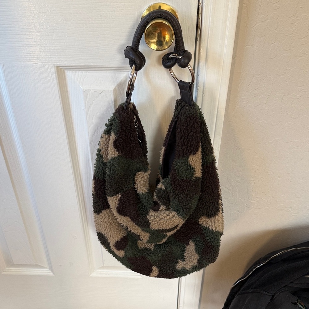 RARE Stylish Camouflage shoulder hobo Bag